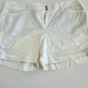 WHBM white shorts sz 12